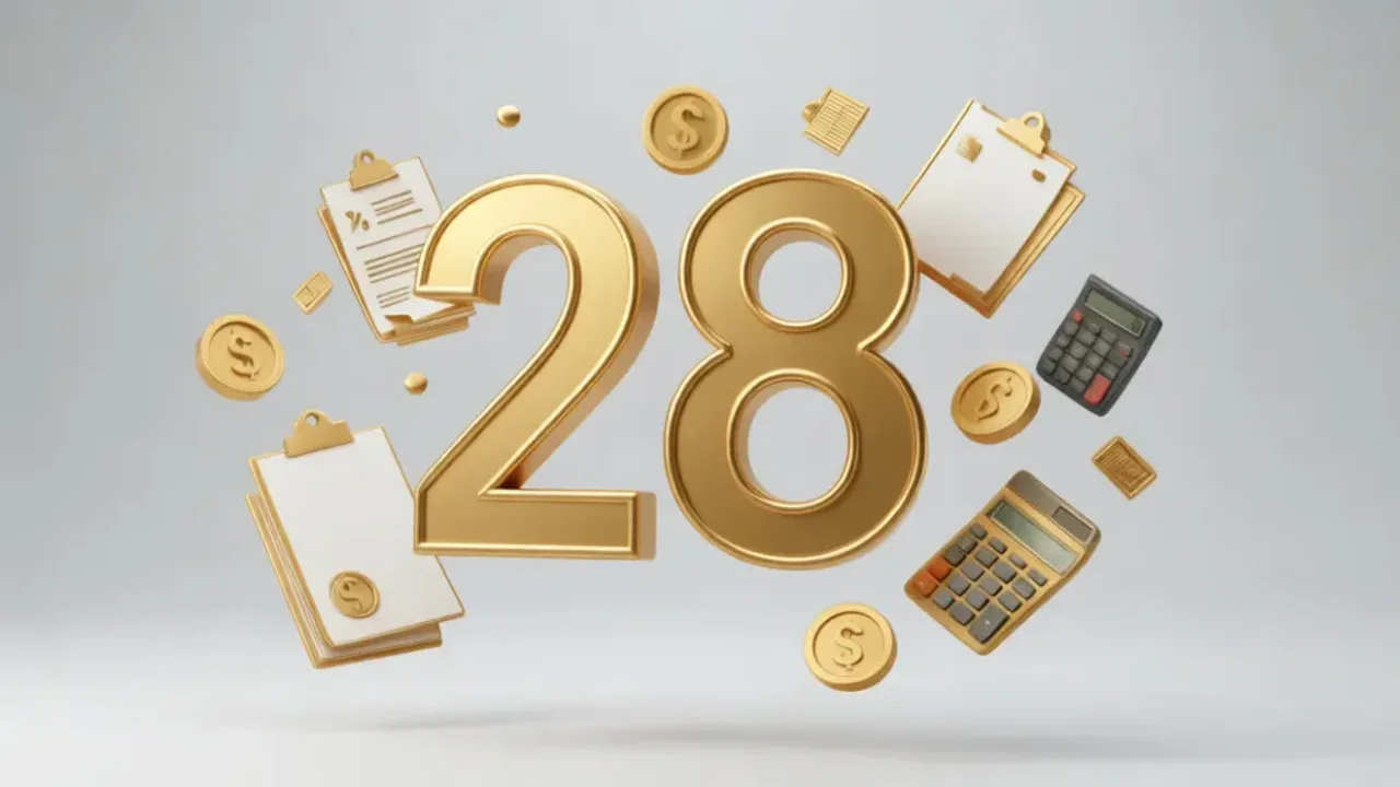 28 zł brutto ile to netto? Kalkulator wynagrodzeń i wyliczenia 2026 Kalkulator finansowy wyświetlający wynik 28 zł brutto ile to netto w zestawieniu z różnymi formami umów o pracę.
