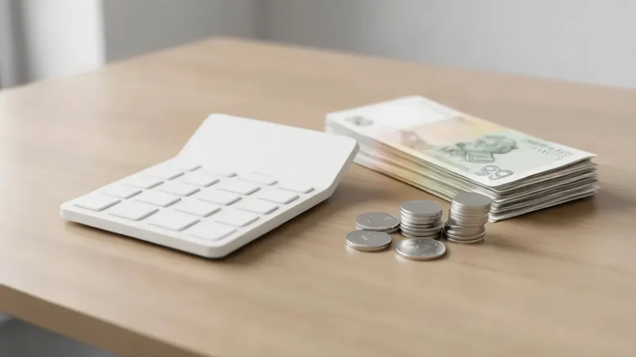 620 brutto ile to netto? Praktyczne wyliczenie dla różnych umów 2026 Kalkulator i polskie pieniądze na biurku ilustrujące 620 brutto ile to netto.