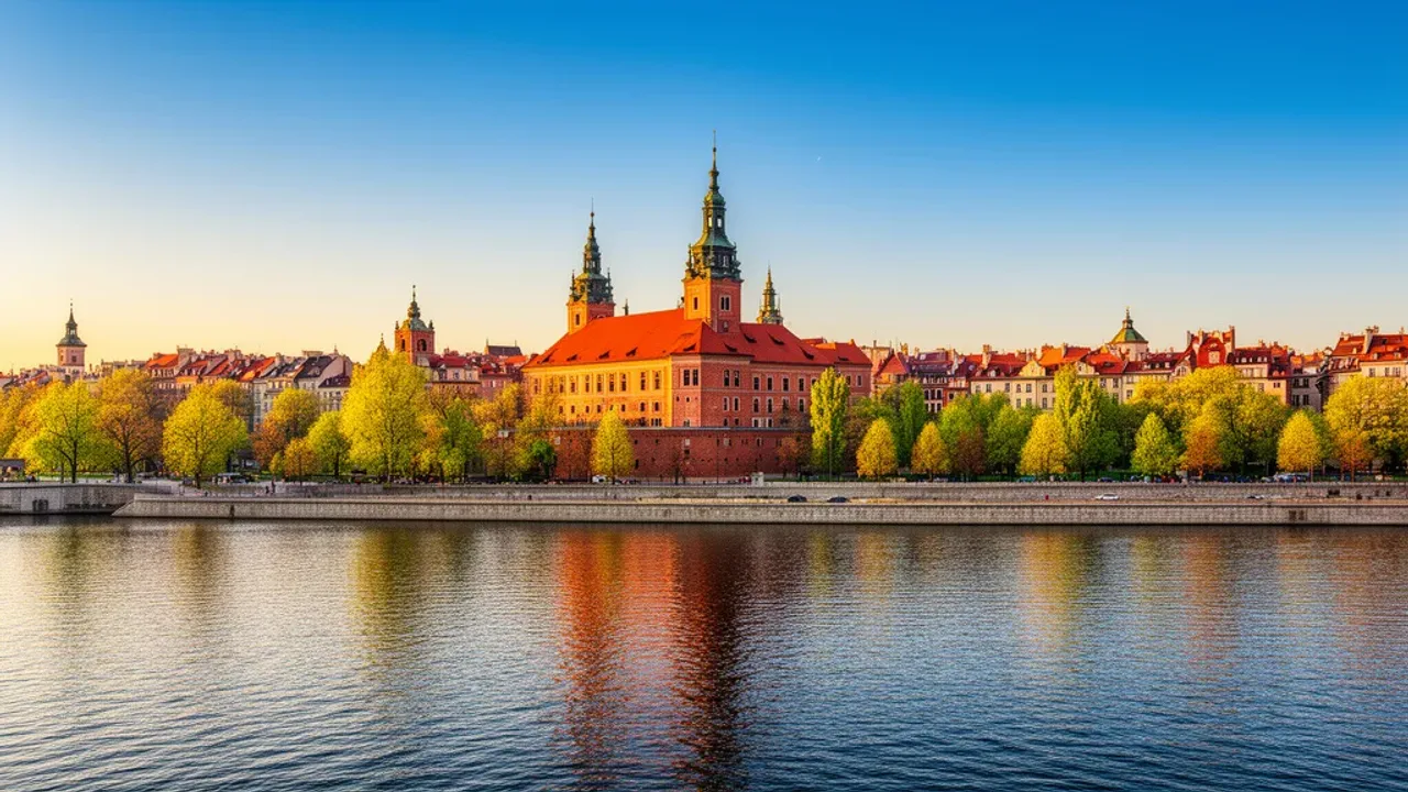 Co na weekend w Warszawie: kalendarz wydarzeń sobota i niedziela Widok na panoramę Warszawy z Pałacem Kultury i Nauki, idealny pomysł na co na weekend w Warszawie.