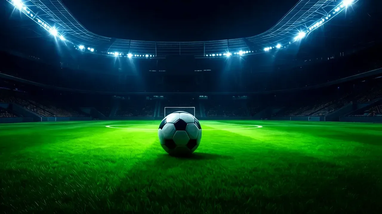 Lotto Ekstraklasa: Tabela, wyniki na żywo i statystyki PKO Ekstraklasy Murawa stadionu piłkarskiego podczas meczu Lotto Ekstraklasa w świetle reflektorów.